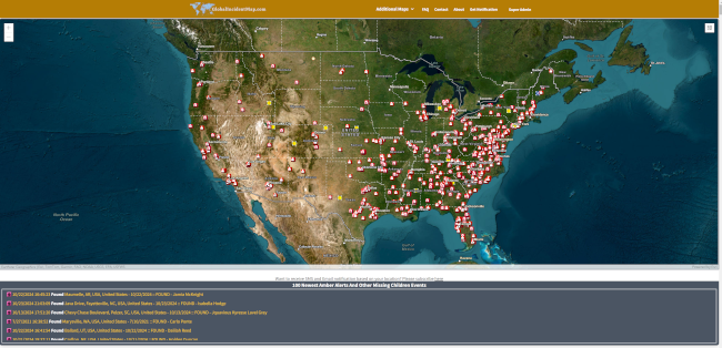 Amber Alerts And Other Missing Children
