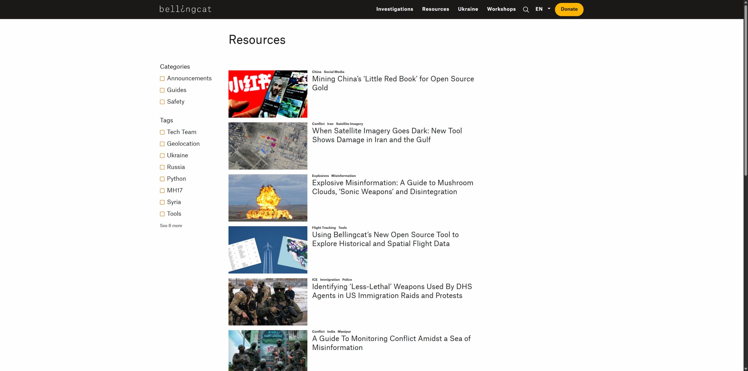Belling Cat Resources