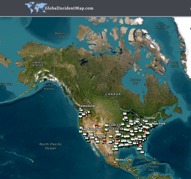 USA Gang Activity Map