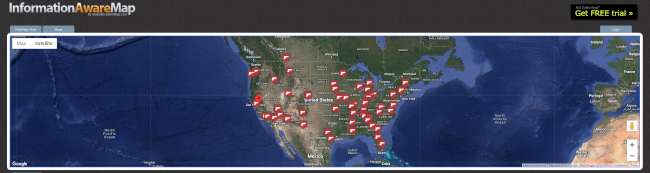 Self Defense Gun Use Map