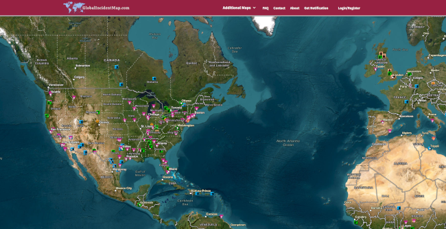 Human Trafficking Map